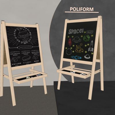 小黑板写字板画板 移动支架涂鸦黑板 广告板粉笔涂鸦