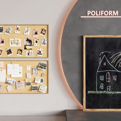 照片墙墙饰挂件 方形涂鸦黑板 便签墙便利贴