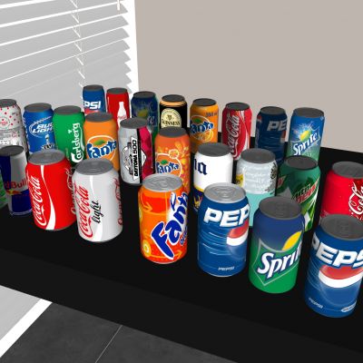 可口可乐芬达雪碧 百事可乐饮品饮料 酒水啤酒