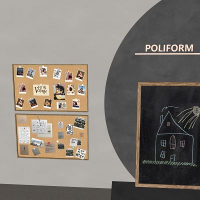 照片墙墙饰挂件 方形涂鸦黑板 便签墙便利贴