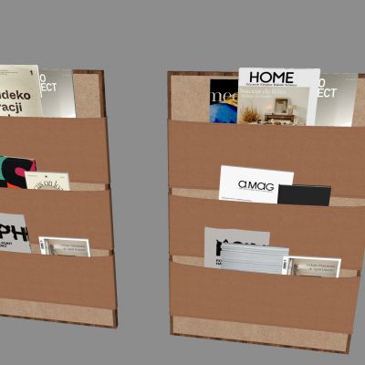 壁挂杂志收纳袋 书本书籍置物架