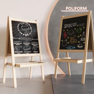 小黑板写字板画板 移动支架涂鸦黑板 广告板粉笔涂鸦