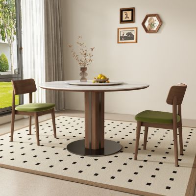 中古法式圆形餐桌椅