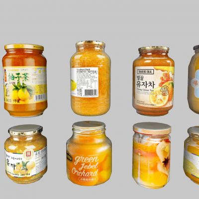 冰糖黄桃罐头 蜂蜜柚子茶饮品 什锦水果罐头