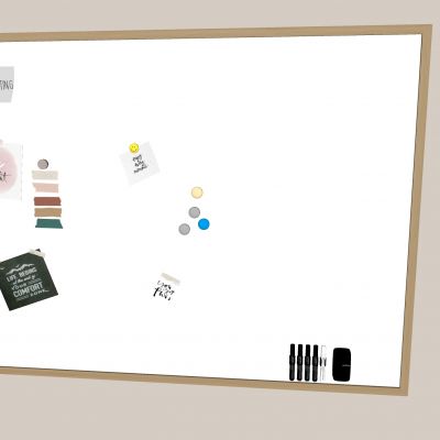 办公磁吸白板 方形白板 便签 便利贴