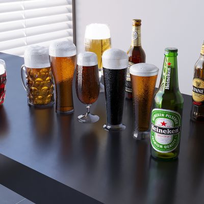 啤酒酒水酒瓶酒杯