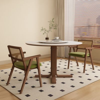 中古风法式圆形桌几 休闲桌椅