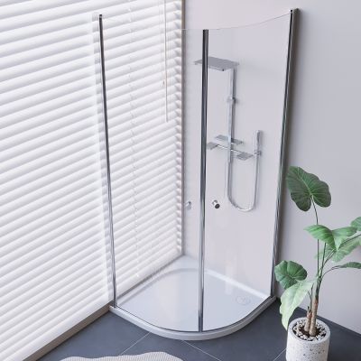 弧形玻璃淋浴间 淋浴房淋浴花洒 