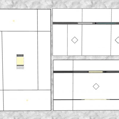 集成蜂窝大板吊顶 铝扣板天花吊顶 取暖器集成浴霸