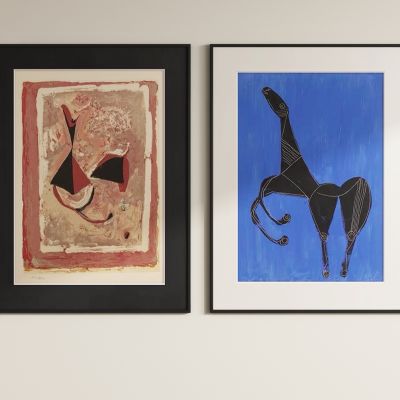 抽象法式装饰画 挂画