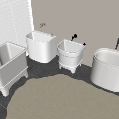 拖把池拖布墩布池 水龙头