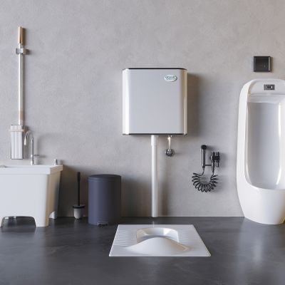 储水式蹲便池便器 尿斗小便斗拖把池 马桶伴侣马桶刷