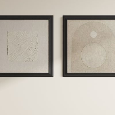 法式抽象装饰画 挂画