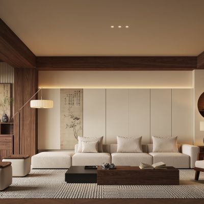 新中式宋式风客厅