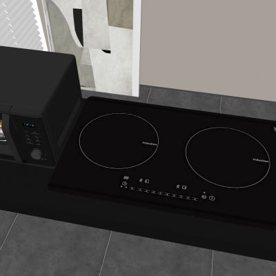 微波炉双灶电磁炉