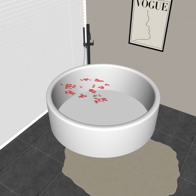  亚克力圆形浴缸