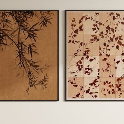 中式中古风装饰画 挂画