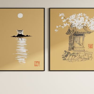 新中式装饰画 挂画