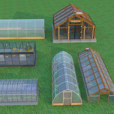 现代阳光房 温室大棚 