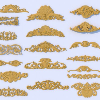 欧式曲线异形雕花