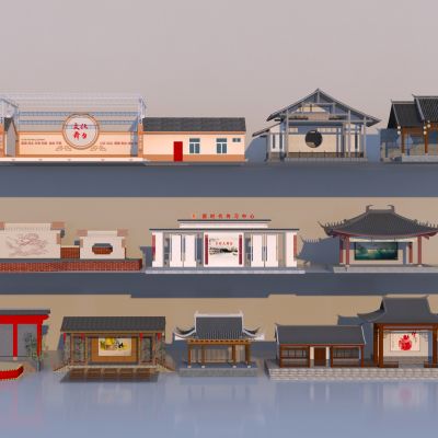 中式乡村民俗大舞台 百姓大舞台