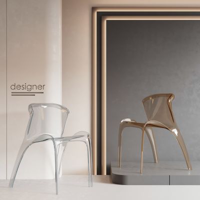 Calligaris 现代亚克力餐椅