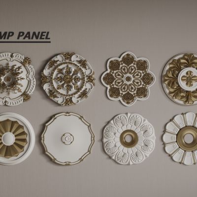 欧式灯盘 圆形灯盘 金属灯盘