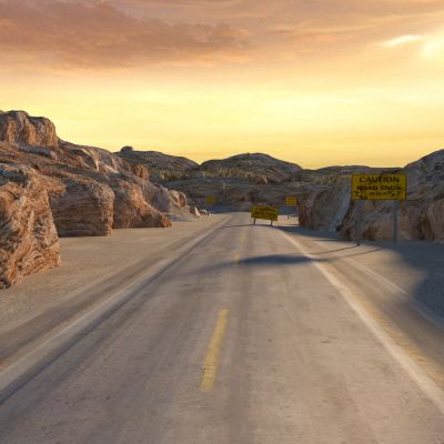  现代西部山谷景观