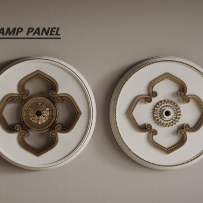 欧式灯盘 圆形灯盘 金属灯盘