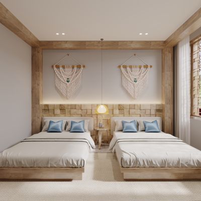 侘寂风酒店标间