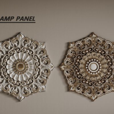 欧式灯盘 圆形灯盘 金属灯盘