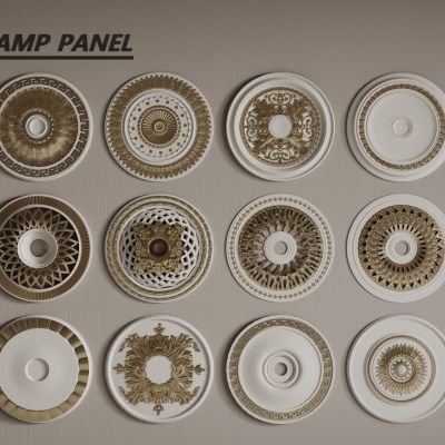 欧式灯盘 圆形灯盘 金属灯盘