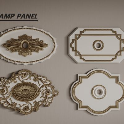 欧式灯盘 圆形灯盘 金属灯盘