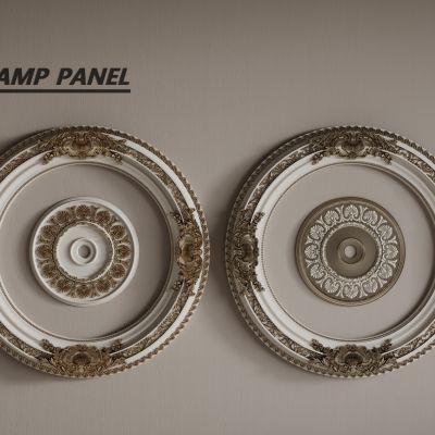 欧式灯盘 圆形灯盘 金属灯盘