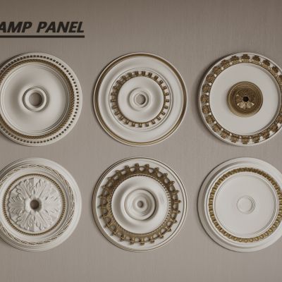 欧式灯盘 圆形灯盘 金属灯盘