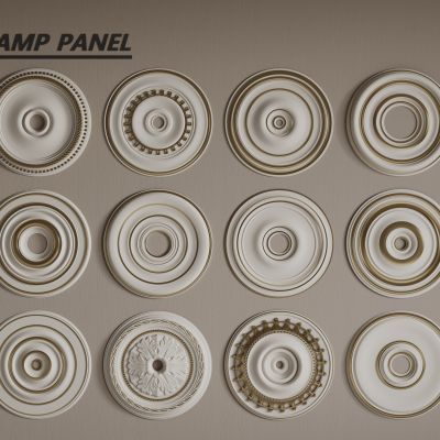 欧式灯盘 圆形灯盘 金属灯盘