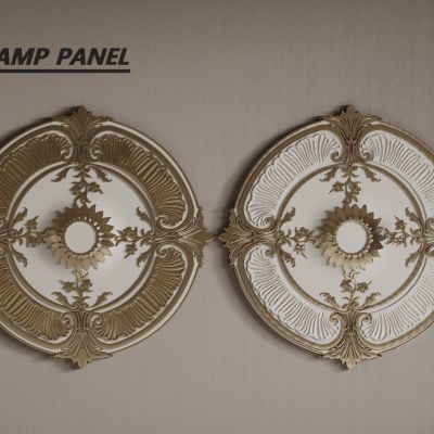 欧式灯盘 圆形灯盘 金属灯盘