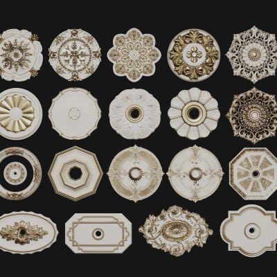 欧式灯盘 圆形灯盘 金属灯盘