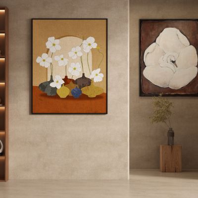 中古风侘寂装饰画挂画