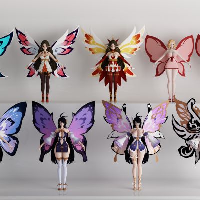 现代二次元美女