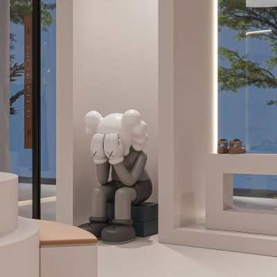 现代服装店门头