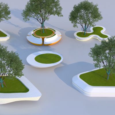 现代景观树池 