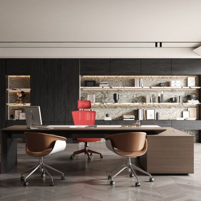 现代黑白经理办公室 董事长办公室