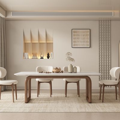 侘寂奶油风餐厅