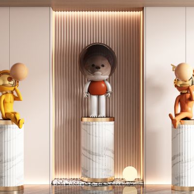 卡通雕塑公仔摆件