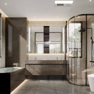 现代轻奢卫生间