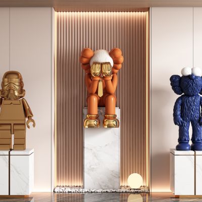 卡通雕塑公仔摆件