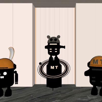 卡通雕塑公仔摆件