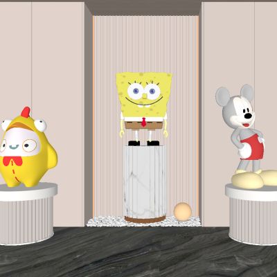 卡通雕塑公仔摆件