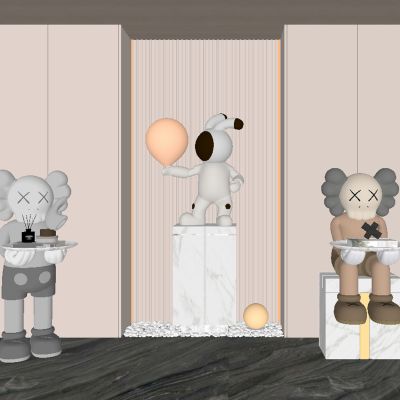 卡通雕塑公仔摆件